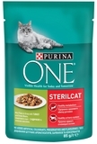 Вологий корм для кішок Purina One Sterilcat Індичка, зелена квасоля в гриль-соусі, 85 г - Pampik
