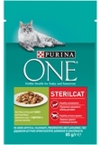 Вологий корм для кішок Purina One Sterilcat Індичка, зелена квасоля в гриль-соусі, 85 г - Pampik - 2