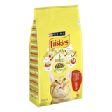 Сухий корм для дорослих кішок Friskies c яловичиною, куркою і овочами, 10 кг - Pampik