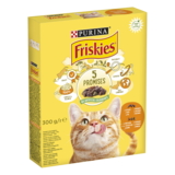 Сухий корм для дорослих кішок Friskies c куркою і овочами, 300 г - Pampik