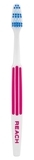 Зубна щітка Reach Interdental жорстка, білий з рожевим - Pampik - 3