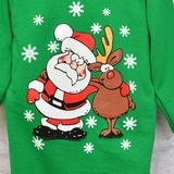 Боді Blanka Санта, інтерлок, р.74-80, зелений з принтом (12772) - Pampik - 3