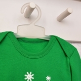 Боді Blanka Санта, інтерлок, р.74-80, зелений з принтом (12772) - Pampik - 4