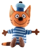 М'яка іграшка Три кота Коржик зі звуковими ефектами, 20 см (Т35060-1) - Pampik