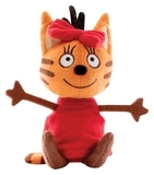 Мягкая игрушка Три кота Карамелька со звуковыми эффектами, 20 см (Т35060-2) - Pampik