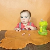 Поїльник-непроливайка Nuby No Spill, із силіконовим носиком і ручками, 240 мл, зелений (NV0404003grn) - Pampik - 3