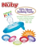 Силиконовая пустышка Nuby Вишенка, с естественным движением соска, 6+ мес., синий (5787MACSblue) - Pampik - 6