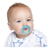 Силиконовая пустышка Nuby Вишенка, с естественным движением соска, 6+ мес., голубой (5787MACSaqua) - Pampik - 10