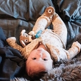 Силиконовая пустышка Nuby Вишенка, с естественным движением соска, 6+ мес., голубой (5787MACSaqua) - Pampik - 12