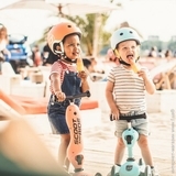 Шолом захисний Scoot and Ride з ліхтариком, р.XXS/XS, персиковий (SR-181206-PEACH) - Pampik - 3