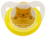 Пустушка латексна ортодонтична Baby Team, рожевий (3200) - Pampik - 2