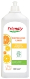 Органічний засіб для миття посуду Friendly Organic Апельсинове масло, 1 л