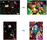 Набір для творчості Avenir Лінивці, скретч-арт (CH201724) - Pampik - 4