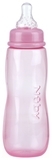 Бутылочка полипропиленовая Nuby, стандартное горлышко, средний поток, 240 мл, розовый, 0+ (1158pnk) - Pampik