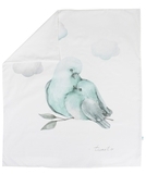 Комплект дитячої постелі Tweeto, 2 предмета, бавовна, 120х70, білий - Pampik - 2