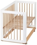 Ліжечко-трансформер Tweeto simple White with Natural, бук з білим - Pampik - 2
