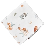 Простынь на резинке Tweeto Лесные сны. Медвежонок, 120х60 см , белый - Pampik