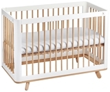 Ліжечко-трансформер Tweeto simple White with Natural, бук з білим - Pampik - 4