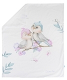 Комплект детской постели Tweeto Sweet bird, 6 предметов, хлопок, 120х70, белый - Pampik - 3