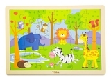 Пазл Viga Toys Сафари, 24 элемента (50198) - Pampik - 2