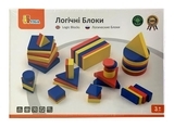Навчальний набір Viga Toys Логічні блоки (56164U) - Pampik
