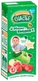 Набір нектару Маленьке щастя Яблуко-Вишня, 1000 мл (5 шт. по 200 мл) - Pampik - 2