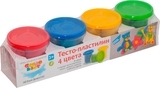 Набор для детского творчества Genio Kids Тесто-пластилин, 4 цвета (TA1008) - Pampik