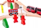 Дерев'яна залізниця Ecotoys з поїздом (HM180995) - Pampik - 4