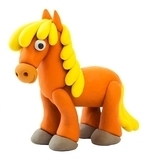 Набір самозатвердіваючого пластиліну Ліпака Конячка (30046-UA01) - Pampik - 3