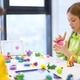 Набір самозатвердіваючого пластиліну Ліпака Корівка, Песик, Вівця (60024-UA01) - Pampik - 6