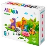 Меганабор самозатвердіваючого пластиліну Ліпака Тварини (15012-UA01) - Pampik