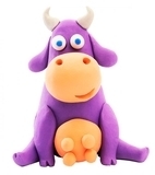 Набор самозатвердіваючого пластиліну Ліпака Корівка (30047-UA01) - Pampik - 3