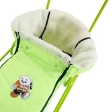 Чохол на санки Vitan Конверт, овчина, салатовий (2030050) - Pampik