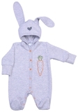 Комбінезон Baby Veres Bunny, капітон, р. 68, сірий (101-11.7.68) - Pampik
