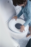 Сидіння для унітазу BabyBjorn Toilet Trainer, білий з сірим (58025) - Pampik - 3