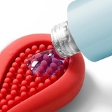 Іграшка-прорізувач для зубів BabyOno, ортодонтичний, жовтий з червоним (486) - Pampik - 4