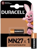 Спеціалізована лужна батарейка Duracell MN27 12V, (A27 / 27A / V27A / 8LR732), 1 шт.