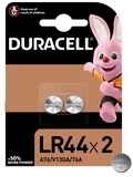 Спеціалізована лужна батарейка типу таблетка Duracell LR44 1,5V (76A / A76 / V13GA), 2 шт.