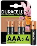 Акумулятори Duracell Recharge AAA 750 мА·ч, 4 шт.