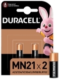 Спеціалізована лужна батарейка Duracell MN21 12V,(A23 / 23A / V23GA / LRV08 / 8LR932 ), 2 шт.