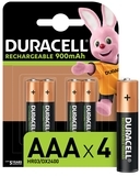 Акумулятори Duracell Recharge Turbo AAA 900 мА·ч, 4 шт.