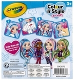 Набор для творчества Crayola Colour n Style Стильные девченки Скай (918938.005) - Pampik - 8