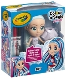 Набор для творчества Crayola Colour n Style Стильные девченки Скай (918938.005) - Pampik - 2