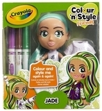 Набір для творчості Crayola Colour n Style Стильні дівчата Джейд (918937.005) - Pampik