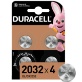 Спеціалізована літієва батарейка типу таблетка Duracell 2032 3V (DL2032/CR2032), 4 шт. (5000394071780)