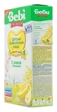 Безмолочна каша Bebi Premium 5 злаків з бананом, 200 г - Pampik - 3