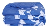 Одеяло Aden + Anais Сoll-whale watching, муслин, 102х80 см, синий (AWSL10003) - Pampik