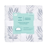 Одеяло Aden + Anais Сollection-zenith, муслин, 180х153 см, серый с белым (AWLL10001) - Pampik - 4