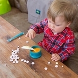 Контейнер-дозатор Beaba для сыпучих смесей, серый (911673) - Pampik - 4