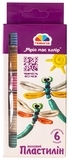 Набор воскового пластилина Гамма.ua Творчество, перламутровые, 6 цветов (400303) - Pampik